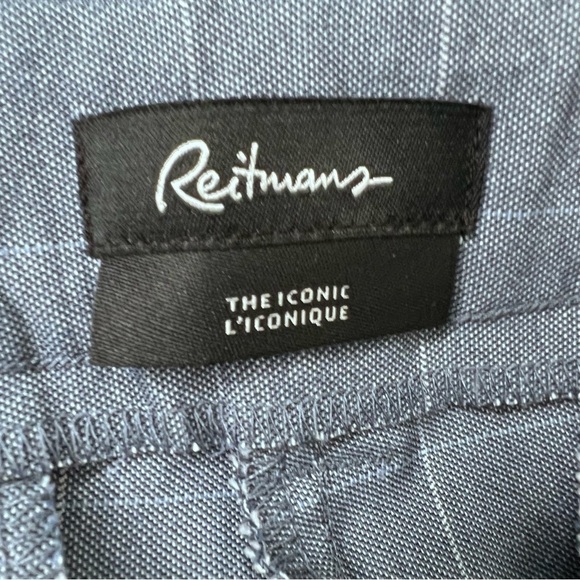 Reitman’s Slim Windowpane Pants The Iconic Size 16- Petite - Picture 11 of 11